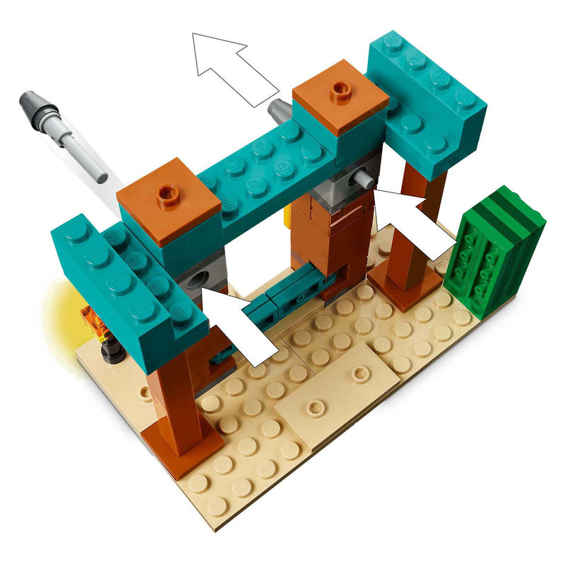 Afbeelding laden in galerijviewer, Lego minecraft de illagers in de woestijn gamingset voor kinderen - 21267