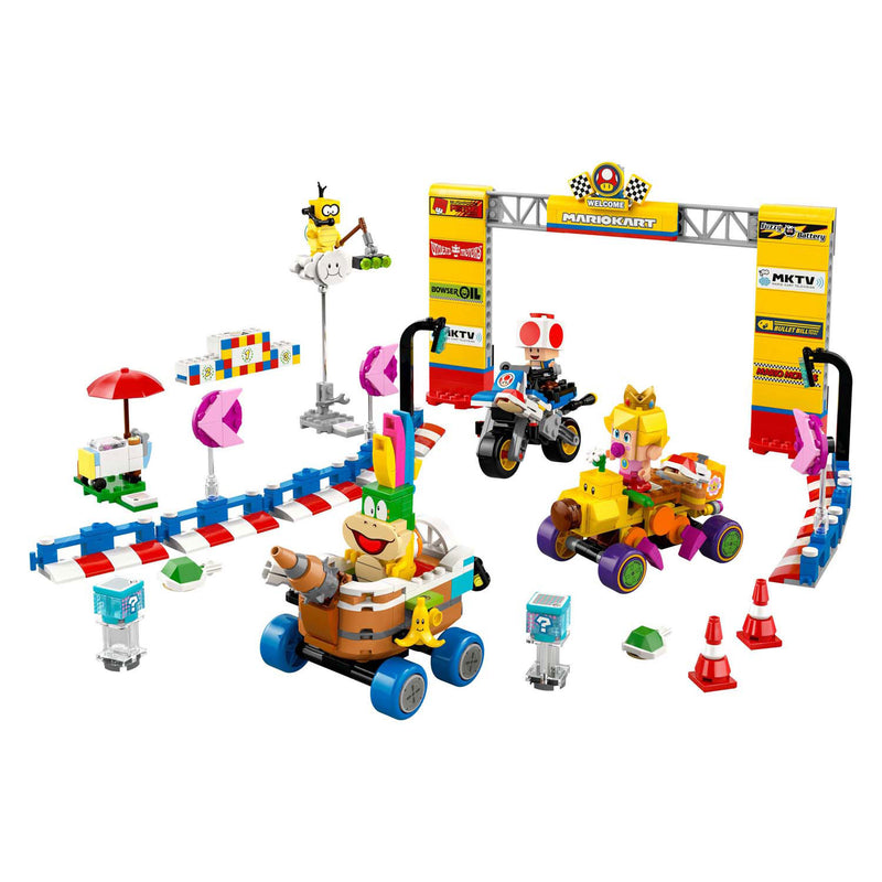 Afbeelding laden in galerijviewer, Lego super mario 72036 mario kart baby peach en grand prix set
