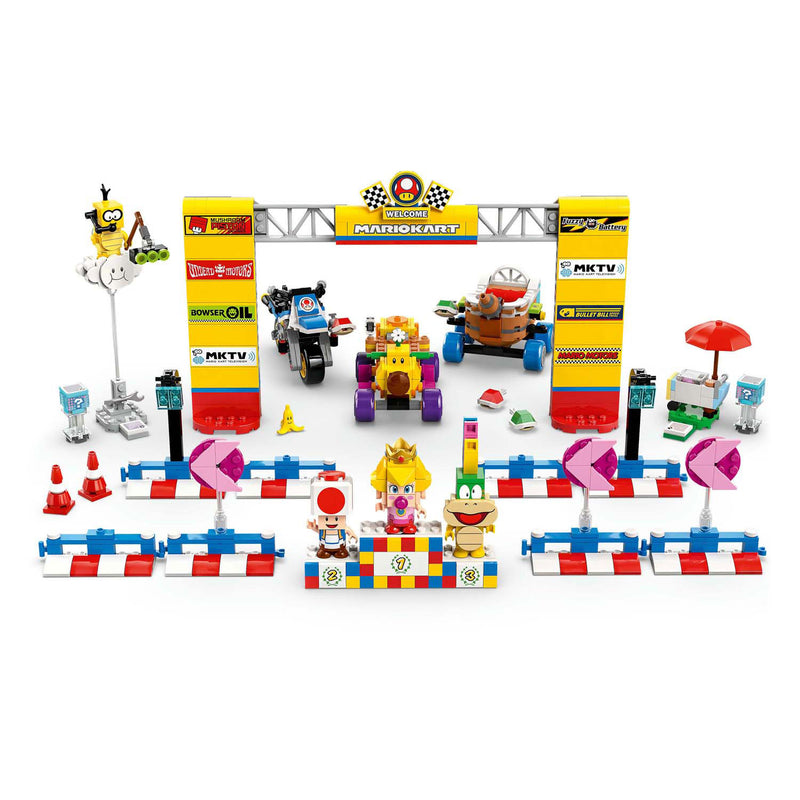 Afbeelding laden in galerijviewer, Lego super mario 72036 mario kart baby peach en grand prix set