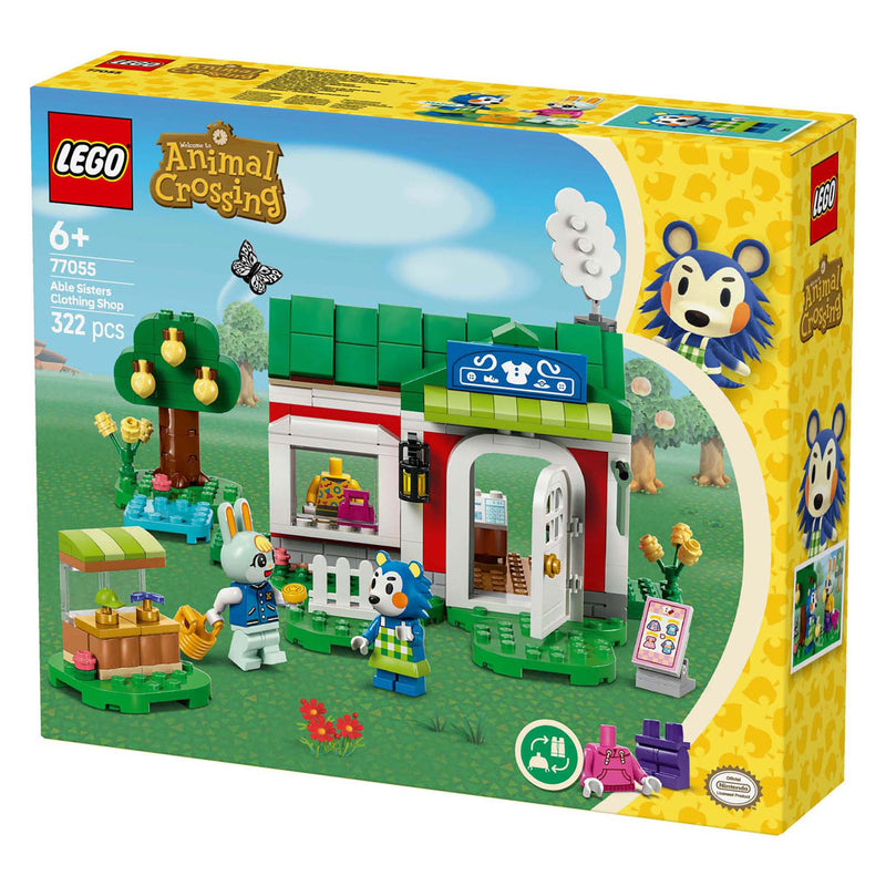 Afbeelding laden in galerijviewer, Lego animal crossing kleermakerij van de zusjes able creatief speelgoed voor kinderen 77055