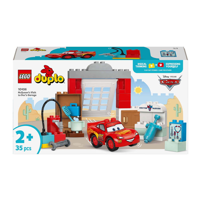 Afbeelding laden in galerijviewer, Lego duplo 10456 mcqueens bezoek aan docs garage
