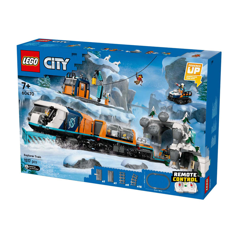 Afbeelding laden in galerijviewer, Lego city onderzoekstrein op de noordpool voertuig speelgoed - 60470