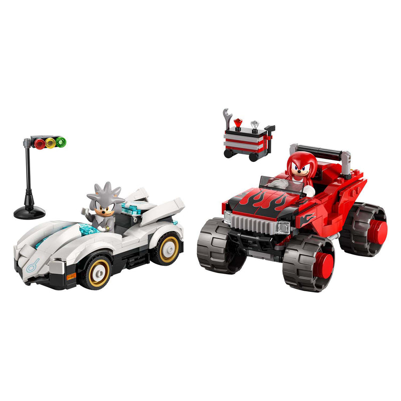 Afbeelding laden in galerijviewer, Lego sonic the hedgehog 77118 silvers auto vs. knuckles' monstertruck