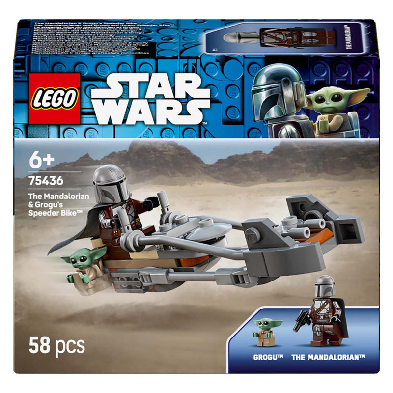 Afbeelding laden in galerijviewer, Lego star wars 75436 mandalorian en grogu's speederbike
