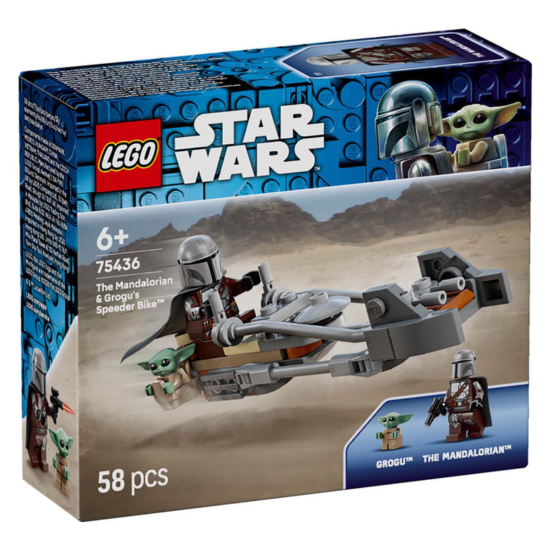 Afbeelding laden in galerijviewer, Lego star wars 75436 mandalorian en grogu's speederbike