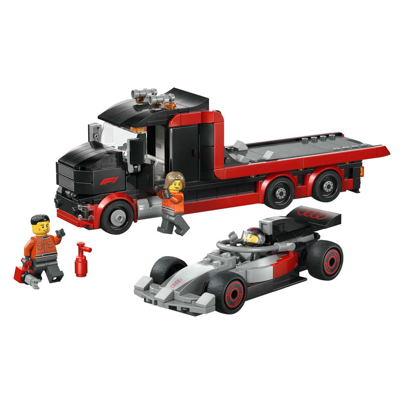 Afbeelding laden in galerijviewer, Lego ® city f1® displaytruck met audi f1® racewagen - 60493