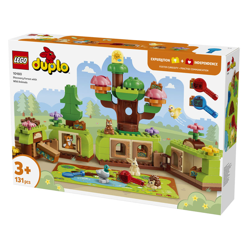 Afbeelding laden in galerijviewer, Lego duplo ontdekkingsbos met wilde dieren speelgoed voor kinderen en kinderkamer decoratie 10480