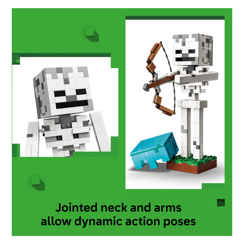 Afbeelding laden in galerijviewer, Lego ® minecraft® het skelet - decoratief gamingspeelgoed - modelbouwset - gamingmerchandise voor kinderen vanaf 10 jaar - 21594