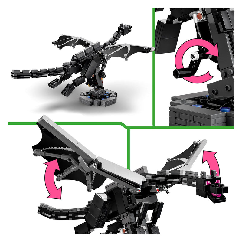 Afbeelding laden in galerijviewer, Lego minecraft de enderdraak draak speelgoed voor kinderen en kinderkamer decoratie 21595
