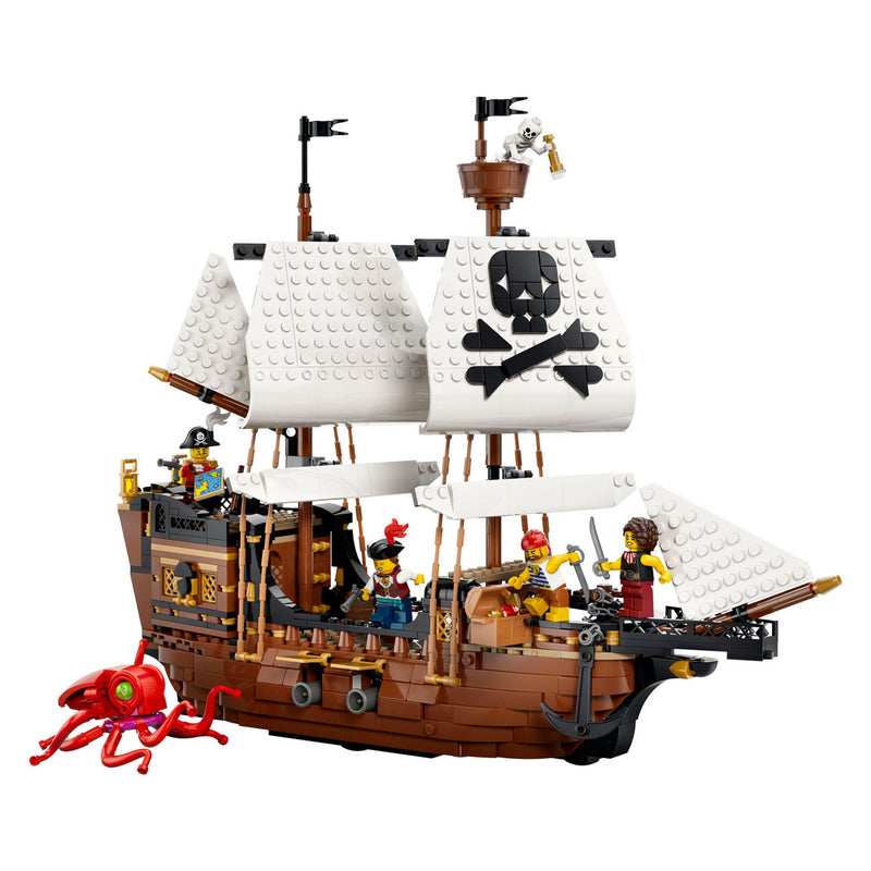 Afbeelding laden in galerijviewer, Lego creator 3in1 klassiek piratenschip piraten boot speelgoed voor kinderen 31387
