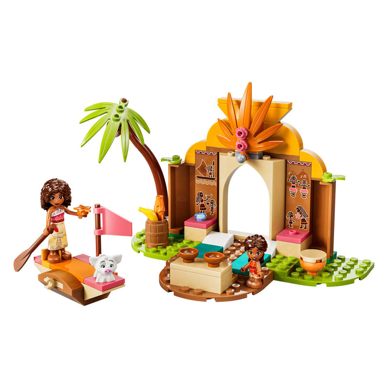 Afbeelding laden in galerijviewer, Lego ǀ disney vaiana dorpshuis en boot bouwbaar speelgoed voor kinderen met dieren figuur 43282