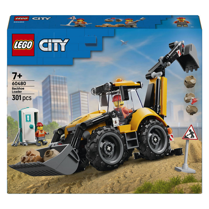 Afbeelding laden in galerijviewer, Lego city gele graaflaadmachine