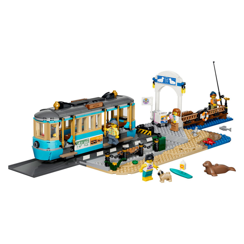 Afbeelding laden in galerijviewer, Lego city 60506 klassieke strandtram