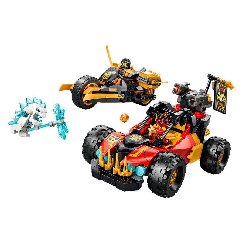 Afbeelding laden in galerijviewer, Lego ninjago 71864 kai en cole's combivoertuigen