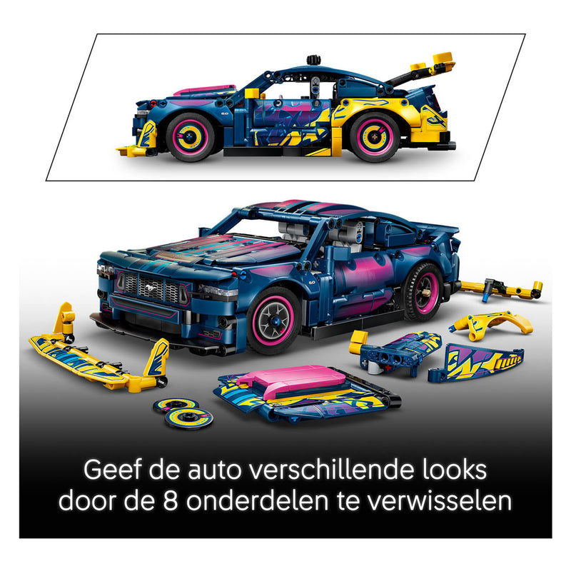 Afbeelding laden in galerijviewer, Lego technic aanpasbare ford mustang gt auto