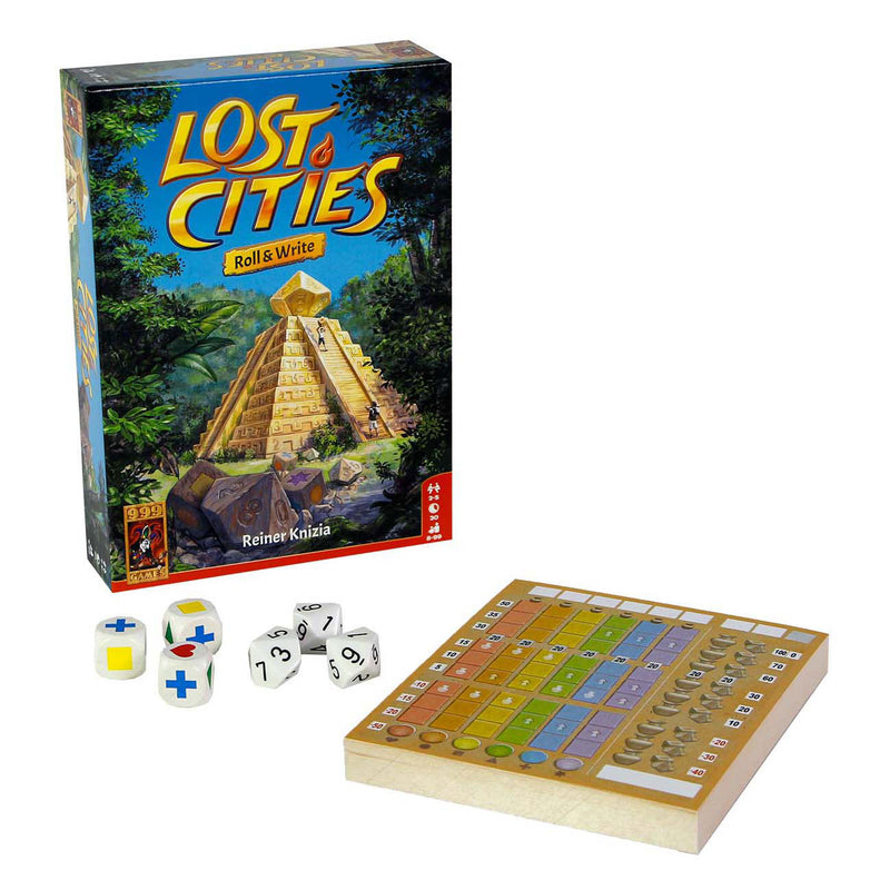 Afbeelding laden in galerijviewer, 999games 999 games lost cities: roll write dobbelspel
