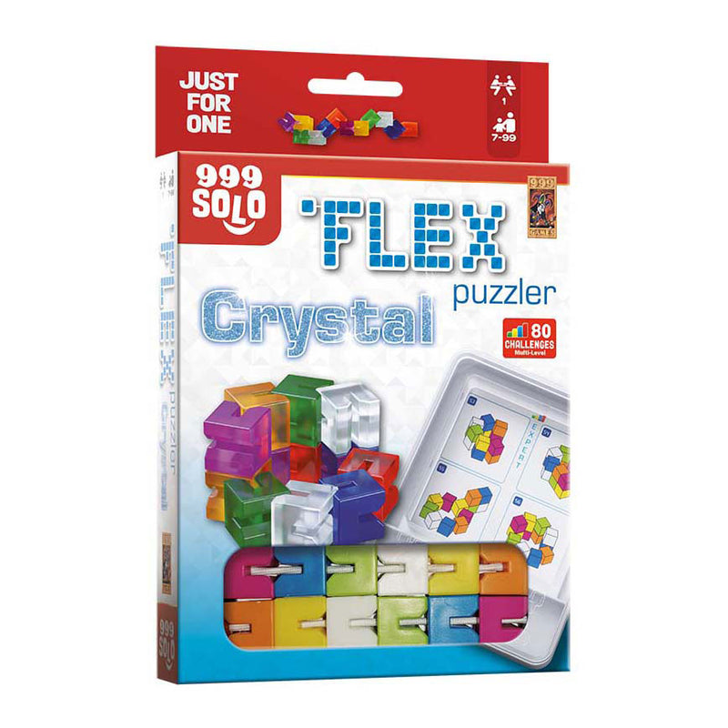 Afbeelding laden in galerijviewer, 999games 999 games flex puzzler crystal denkspel (nederlands, 1 speler, vanaf 7 jaar, 80 opdrachten)