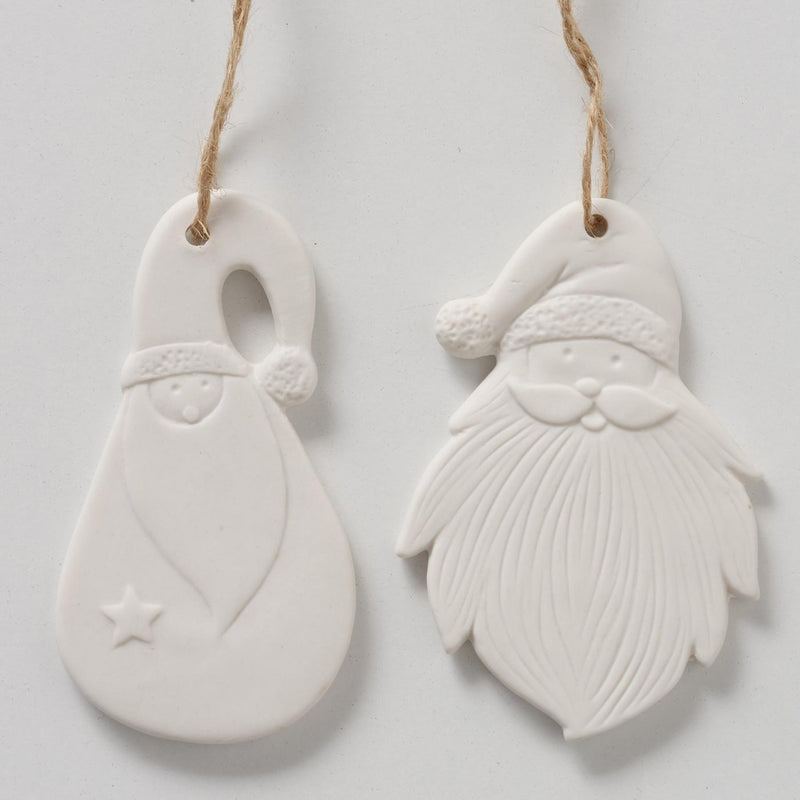 Afbeelding laden in galerijviewer, Boltze home hanger kerstman melio porselein 10x0,5cm