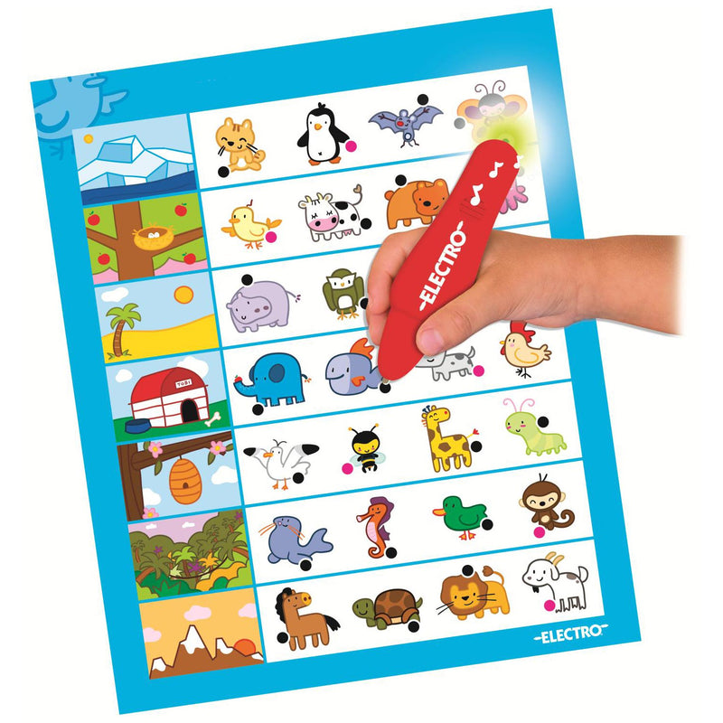 Afbeelding laden in galerijviewer, Electro jumbo wonderpen dierenpret educatief spel