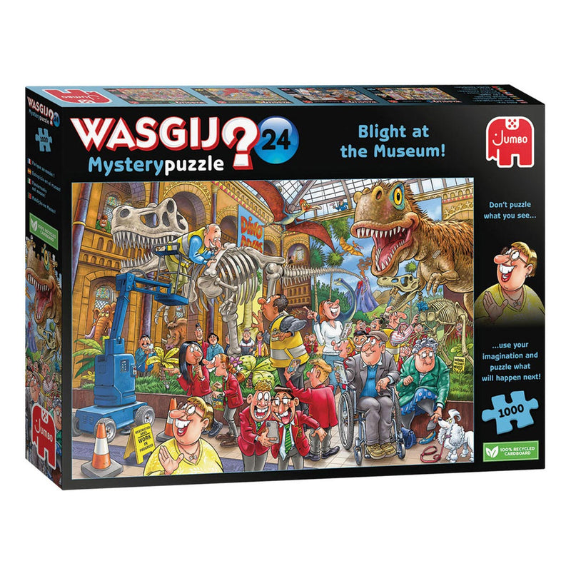 Afbeelding laden in galerijviewer, Jumbo Wasgij Mystery 24 - Paniek in het museum, 1000st.