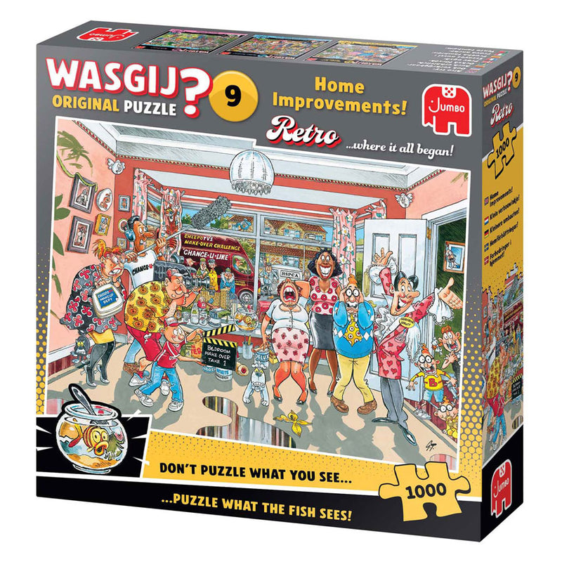 Afbeelding laden in galerijviewer, Wasgij retro original 9 legpuzzel - klein verbouwinkje, 1000st.