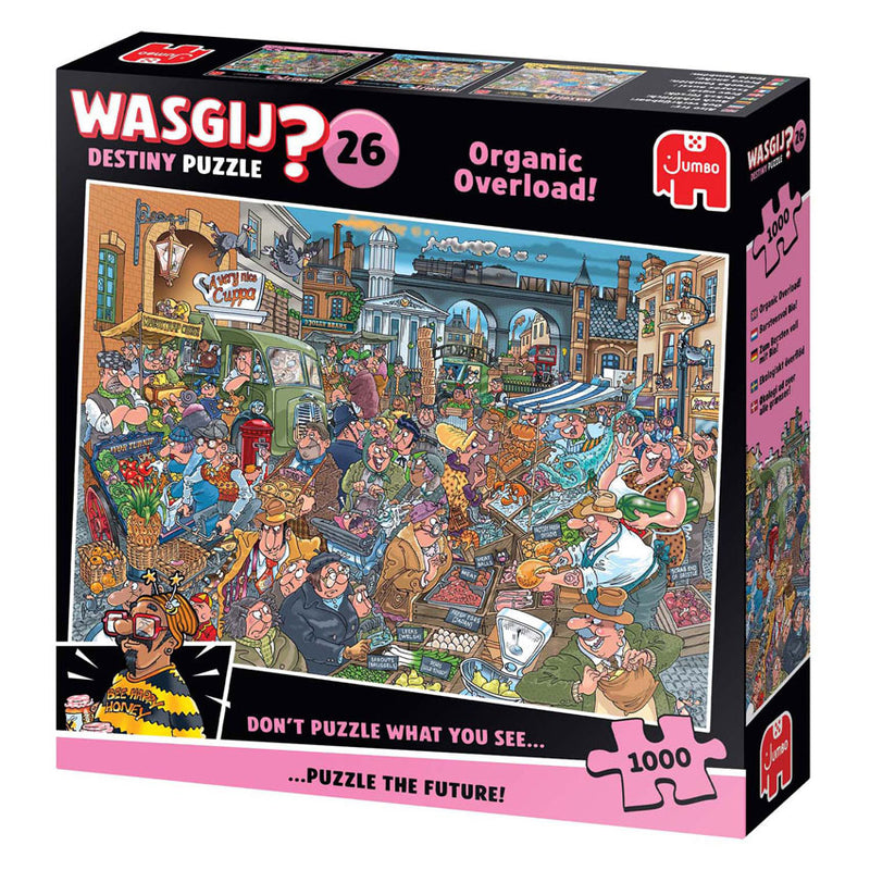 Afbeelding laden in galerijviewer, Jumbo wasgij destiny 26 legpuzzel - barstensvol bio!, 1000st.