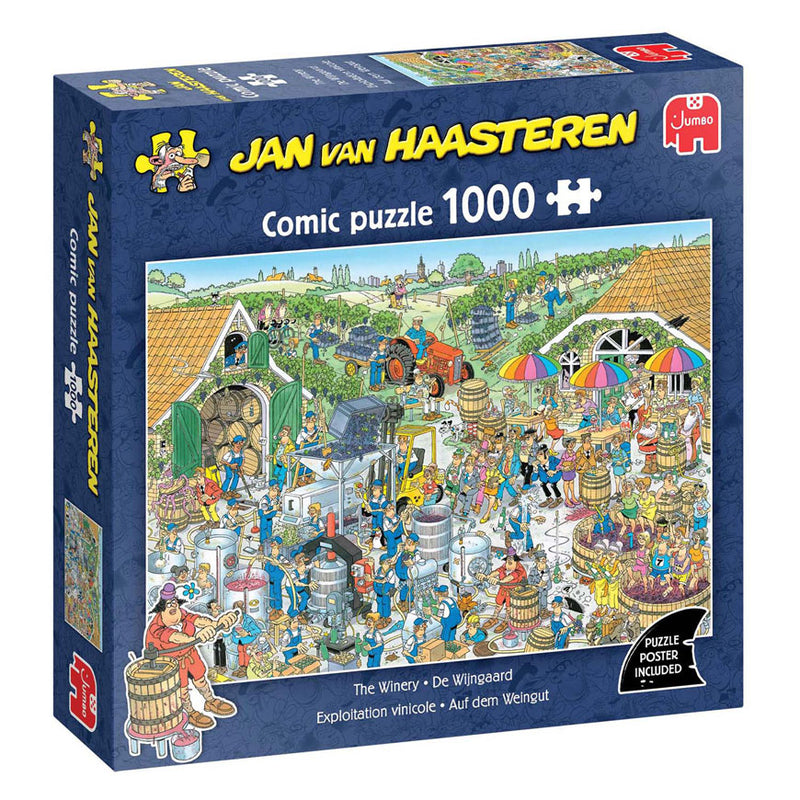 Afbeelding laden in galerijviewer, Jumbo jan van haasteren legpuzzel - de wijnmakerij, 1000st.