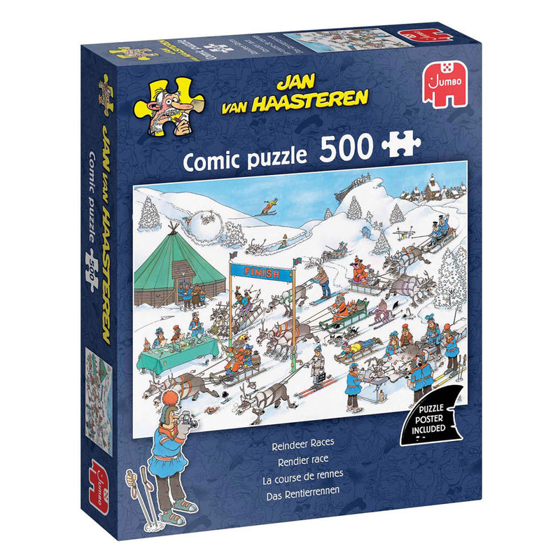 Afbeelding laden in galerijviewer, Jumbo jan van haasteren legpuzzel - race, 500st.