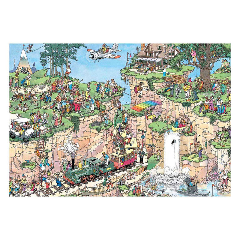 Afbeelding laden in galerijviewer, Jan van haasteren legpuzzel - de golfbaan - 5000st.