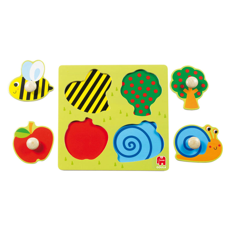 Afbeelding laden in galerijviewer, Jumbo goula noppenpuzzel boomgaard - 4st.