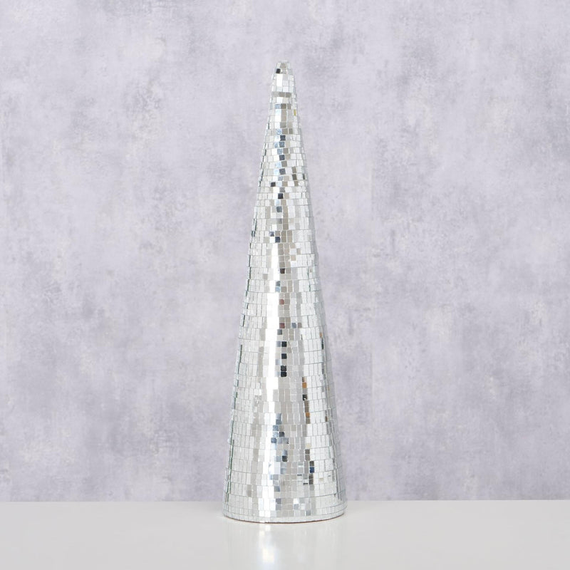 Afbeelding laden in galerijviewer, Boltze home kerstboom disco spiegelglas h39cm