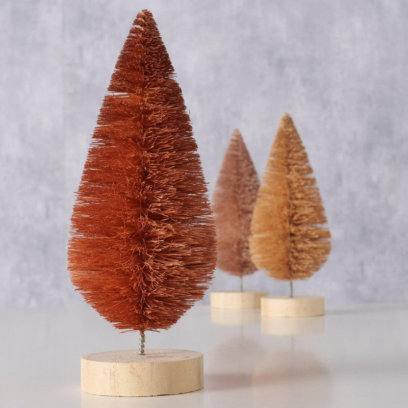 Afbeelding laden in galerijviewer, Boltze home beeld kerstboom bruin h16cm