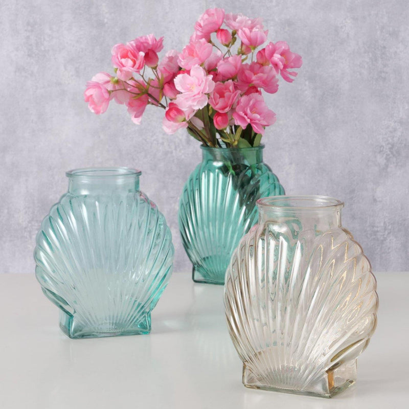 Afbeelding laden in galerijviewer, Boltze home vaas coqua glas 16x10x18cm