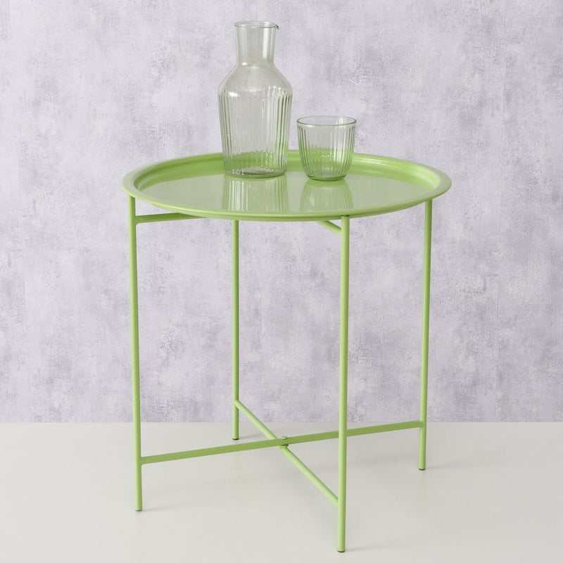 Afbeelding laden in galerijviewer, Boltze home bijzettafel rocko h47cm dia 46cm