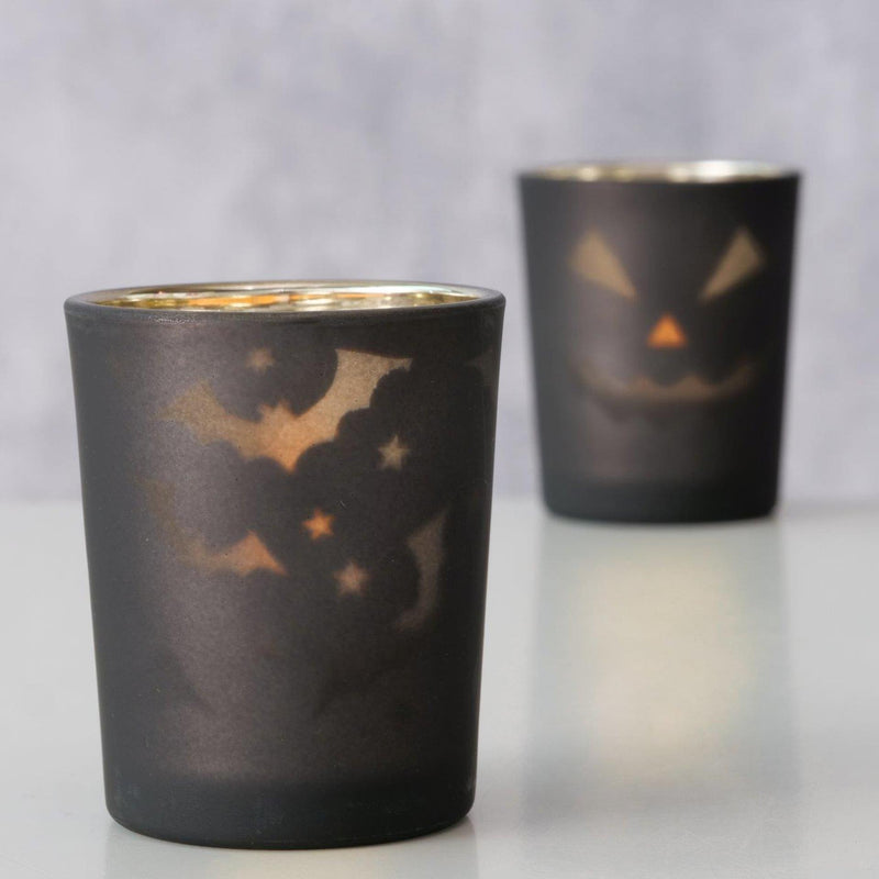 Afbeelding laden in galerijviewer, Boltze home boltze theelichthouder halloweeny ø5,5cm