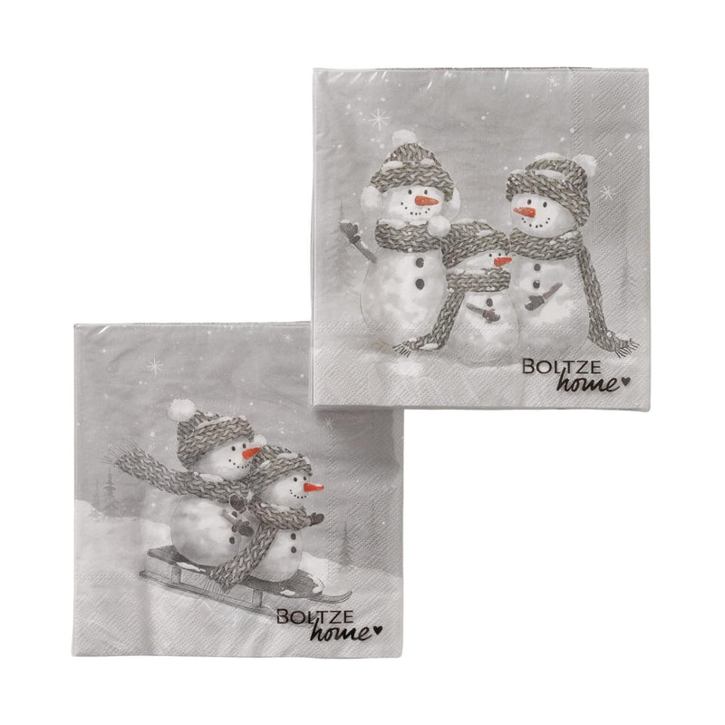 Afbeelding laden in galerijviewer, Boltze home servetten frosty pak a 20 16,5x16,5x3cm