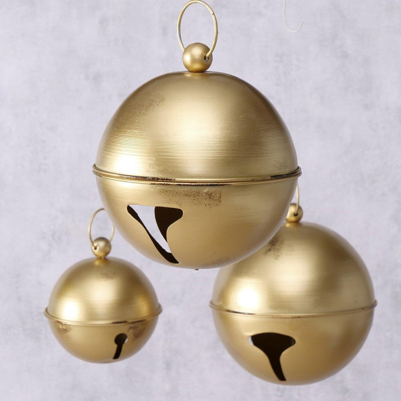 Afbeelding laden in galerijviewer, Boltze home hangerset annabella klok goud 3-delig ø18-21-24 cm