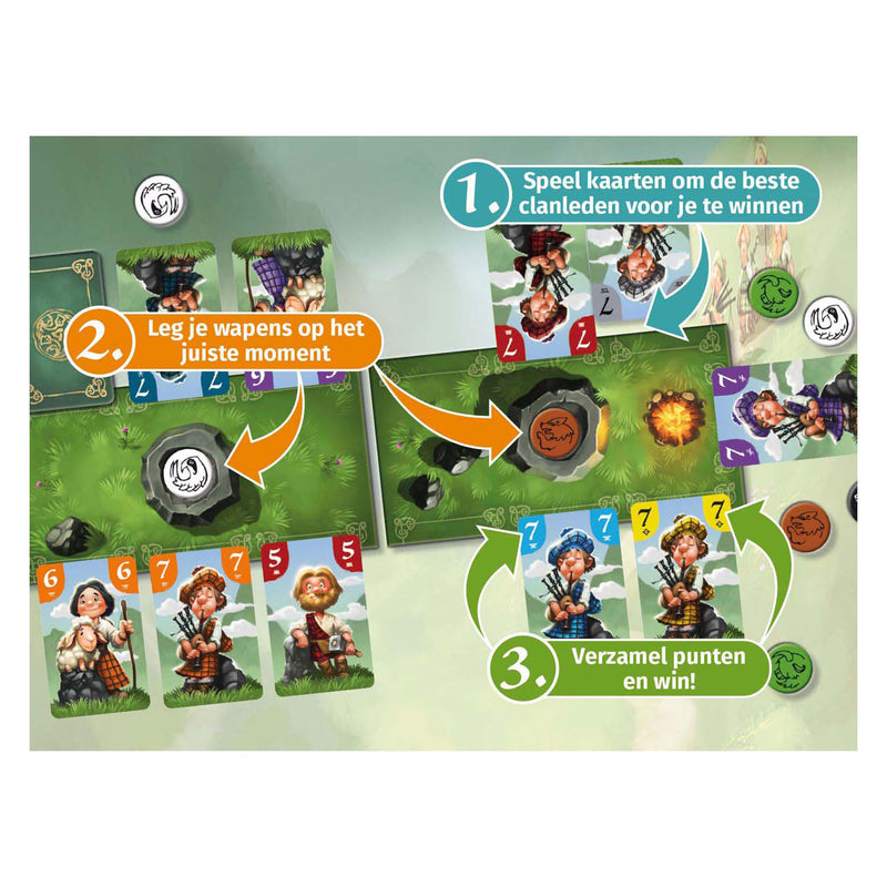 Afbeelding laden in galerijviewer, White goblin games sluwe schotten - kaartspel