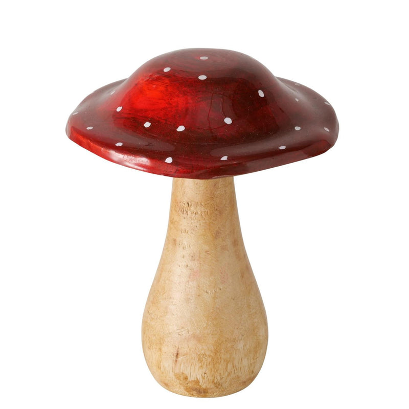 Afbeelding laden in galerijviewer, Boltze home paddenstoel pilo mangohout 13x13x15cm