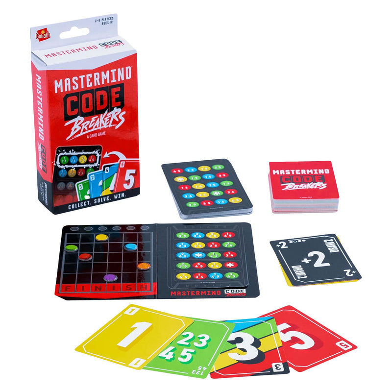 Afbeelding laden in galerijviewer, Goliath mastermind - code breakers - nederlandstalig kaartspel - 2-6 spelers