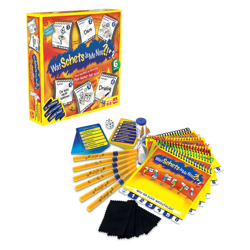 Afbeelding laden in galerijviewer, Goliath games goliath wat schets je me nou?! gezelschapsspel - 6 spelers