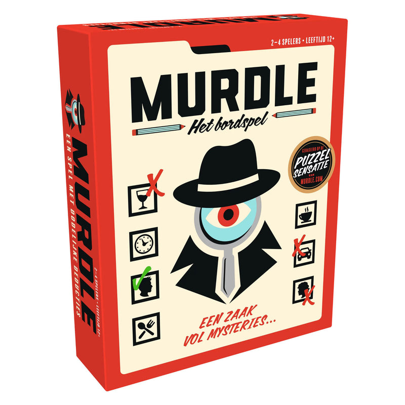 Afbeelding laden in galerijviewer, Goliath murdle het bordspel - breinbreker - bordspel - crime spel - deductief redeneren - 2 tot 4 spelers