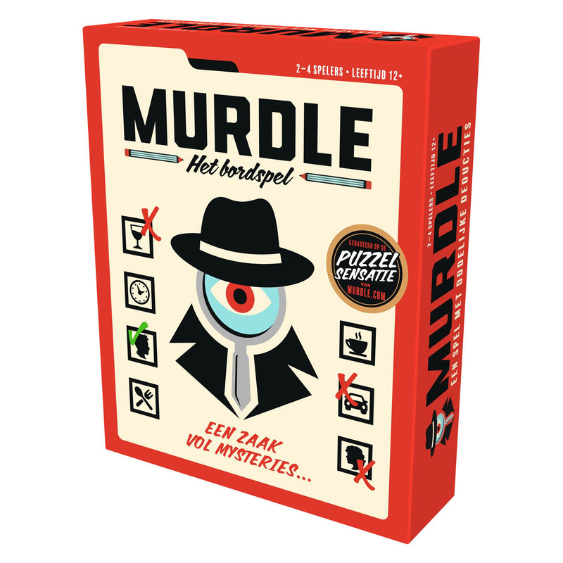 Afbeelding laden in galerijviewer, Goliath murdle het bordspel - breinbreker - bordspel - crime spel - deductief redeneren - 2 tot 4 spelers