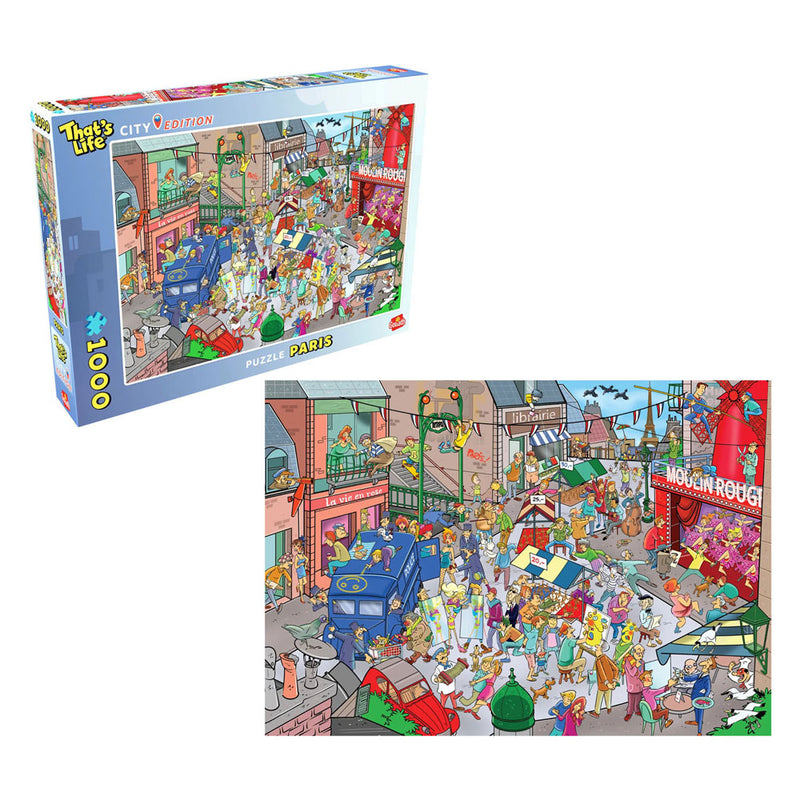 Afbeelding laden in galerijviewer, Goliath games golitath that's life city edition: parijs legpuzzel - 1000st.