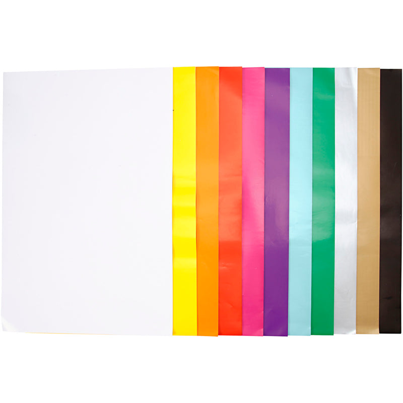 Afbeelding laden in galerijviewer, Https: www.cchobby.nl glanspapier-vel-32x48-cm-80-gr-diverse-kleuren-11x25-vel-1-doos