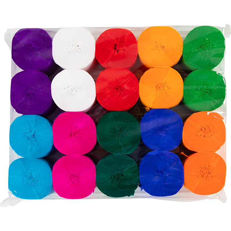 Afbeelding laden in galerijviewer, Https: www.cchobby.nl rollen-crepepapier-l-20-m-b-5-cm-22-gr-diverse-kleuren-20-rol-1-doos