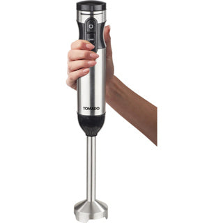 Afbeelding laden in galerijviewer, Tomado staafmixer set rvs zwart 1000w