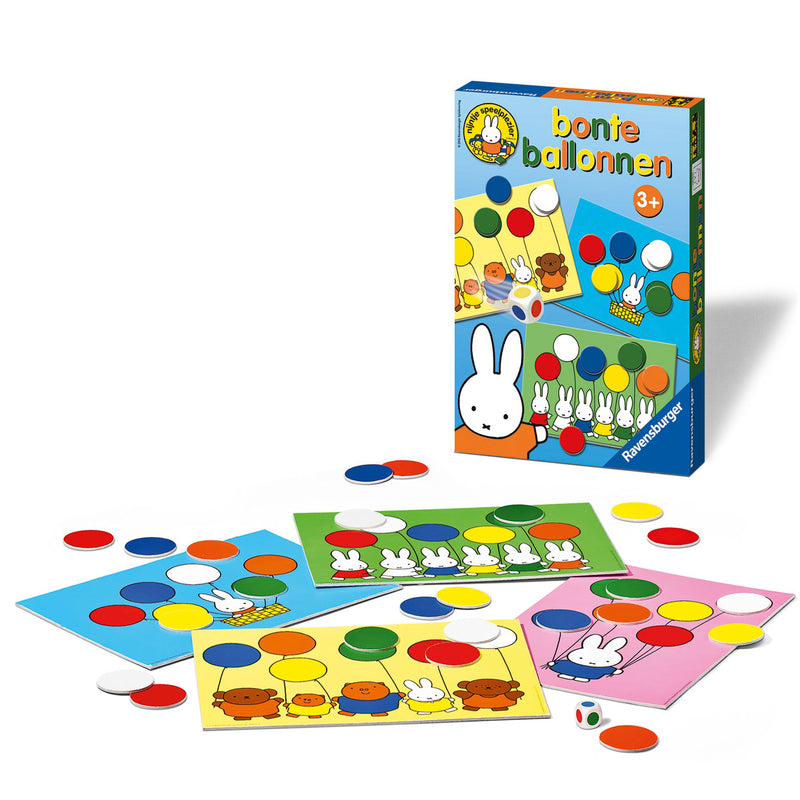 Afbeelding laden in galerijviewer, Ravensburger nijntje bonte ballonnen