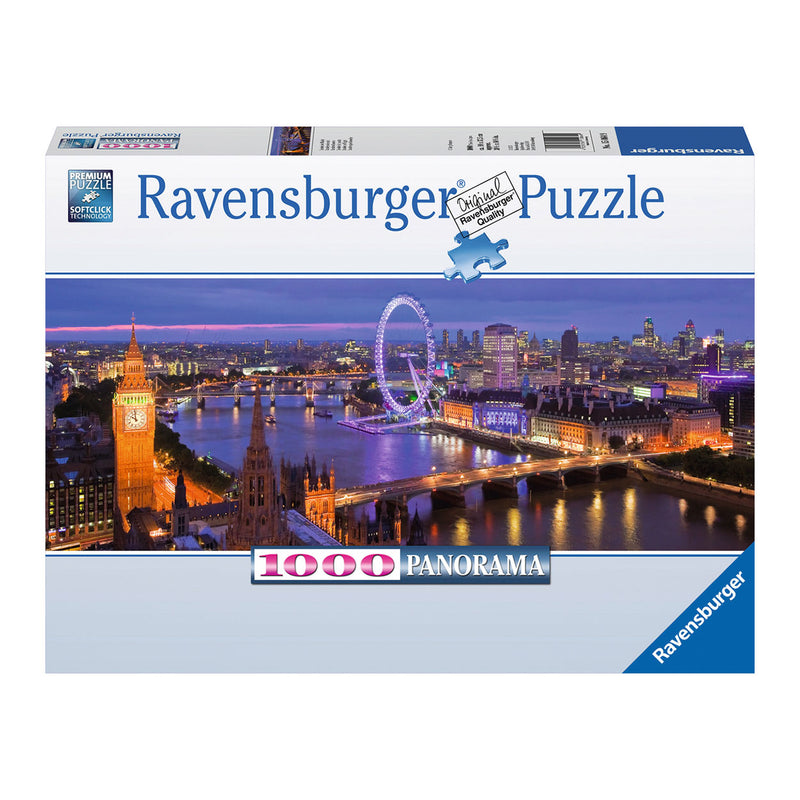 Afbeelding laden in galerijviewer, Ravensburger Londen bij Nacht Panorama Puzzel 1000st.