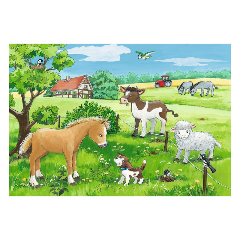 Afbeelding laden in galerijviewer, Ravensburger jonge dieren op het platteland, 2x12st.